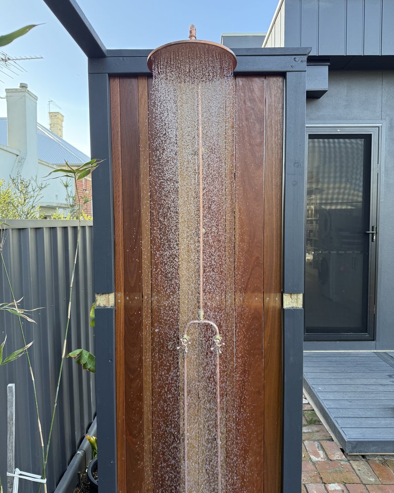 Outdoor Shower — POW Plumbing Group