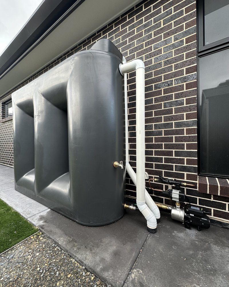 Slimline Rainwater Tank — POW Plumbing Group
